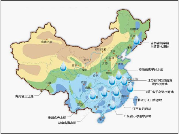 PG电子拿声国际丨盘点中国常见优质水源地(图1)
